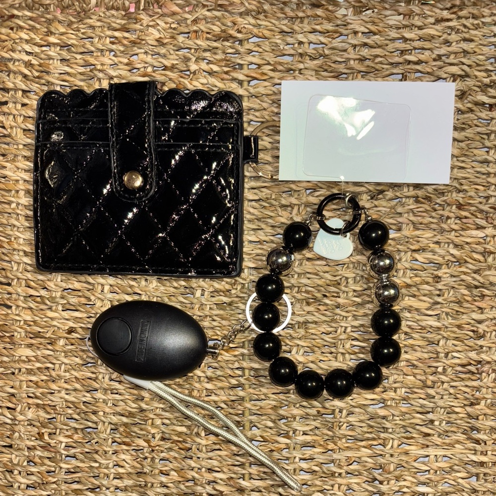 3 Piece Mini wallet & Cell Wristlet Set